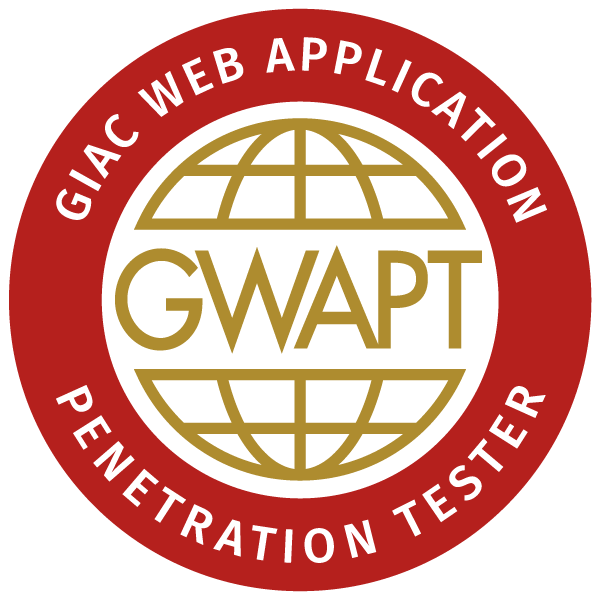 GIAC Web Application Penetration Tester (GWAPT) logo